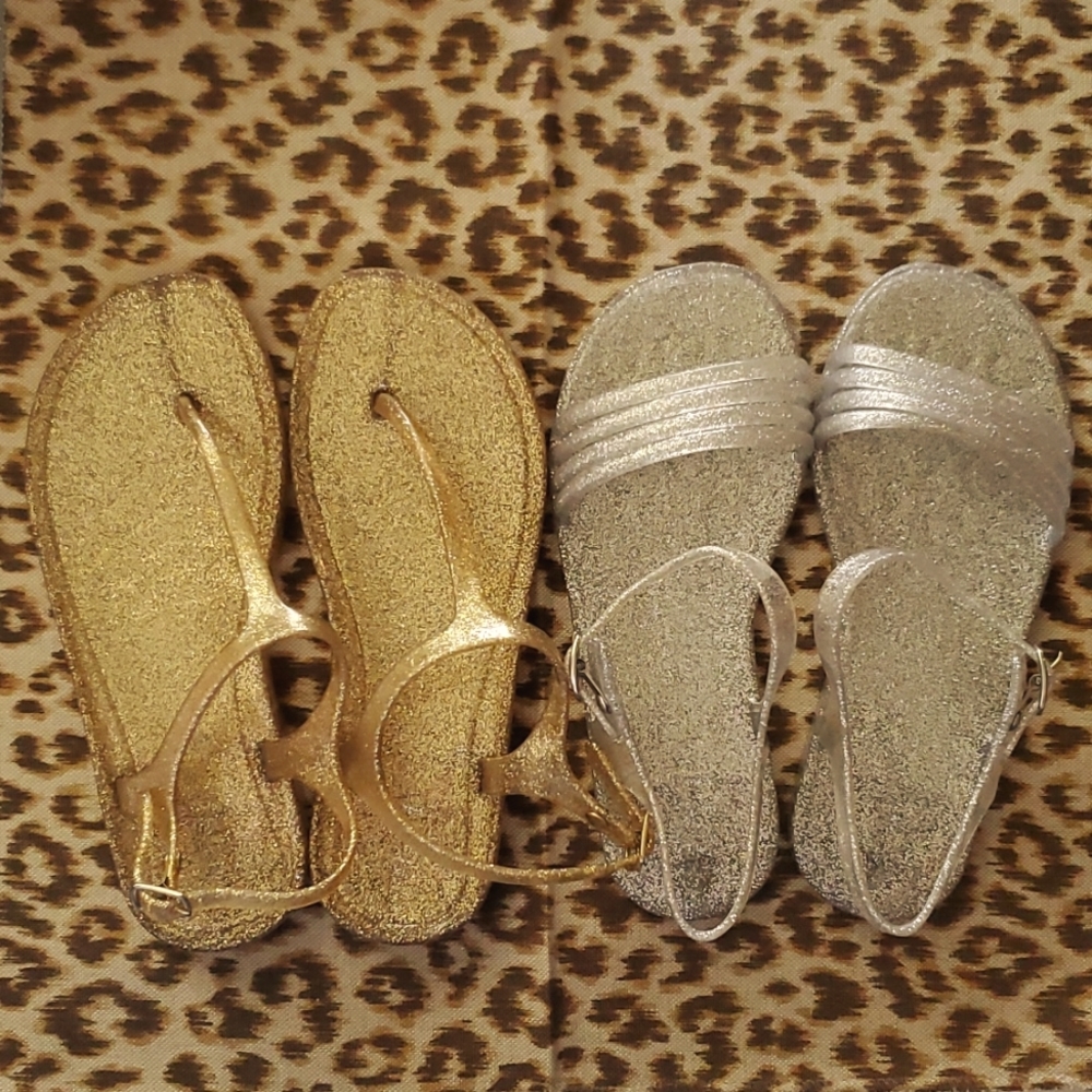 Old Navy Girls Jelly Shoes Lot Bundle Size 2